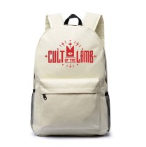 Рюкзак Культ ягнёнка (Cult Of The Lamb) белый №3