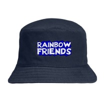 Панама логотип Радужные друзья (Rainbow Friends) синяя №1