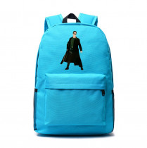 Рюкзак Нео Матрица (Matrix) голубой №3