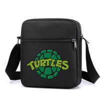 Сумка через плечо с логотипом Черепашки ниндзя (Teenage Mutant Ninja Turtles) черная №3