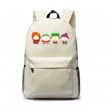 Рюкзак Малыши Стэн, Кайл, Эрик и Кенни (South Park) белый №8