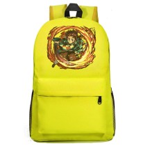 Рюкзак приём Танджиро Палящее Солнце (Demon slayer) желтый №2