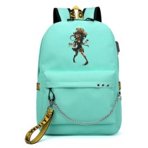 Рюкзак Синесса (Дроны-Убийцы) бирюзовый с цепью №3
