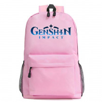 Рюкзак Геншин Импакт (Genshin Impact) розовый №1