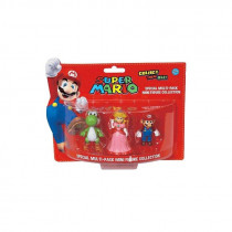 Набор фигурок Марио - Mario, Peach, Yoshi 3в1 (6см)
