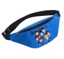 Поясная сумка GOT7 голубая №1