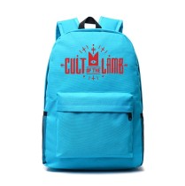Рюкзак Культ ягнёнка (Cult Of The Lamb) голубой №3