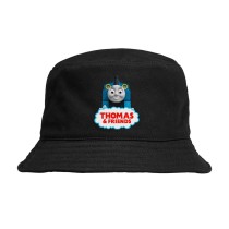 Панама с логотипом паровозик Томас и его друзья черная №1