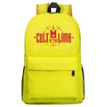 Рюкзак Культ ягнёнка (Cult Of The Lamb) желтый №3