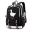 Рюкзак Знак гусь запрещён (Goose) черный с USB-портом №2