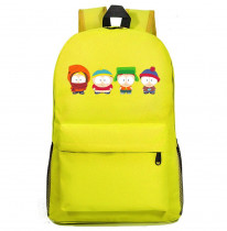 Рюкзак Малыши Стэн, Кайл, Эрик и Кенни (South Park) желтый №8
