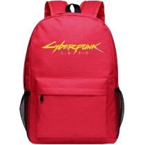 Рюкзак Киберпанк (Cyberpunk 2077) красный №1