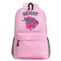 Рюкзак Мистер Бист (MrBeast) розовый №1