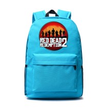 Рюкзак герои Red Dead Redemption голубой №3