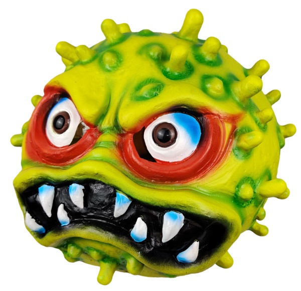 Маска короновирус в виде монстра "Covid" купить в интернет-магазине ...