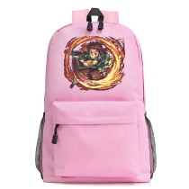 Рюкзак приём Танджиро Палящее Солнце (Demon slayer) розовый №2