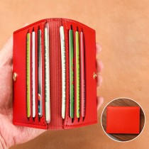 Картхолдер на застёжке (красный)