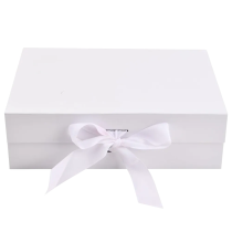 Складная подарочная коробка (белая)