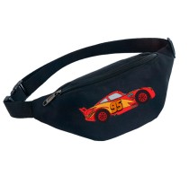 Поясная сумка Тачки (Cars) черная №4