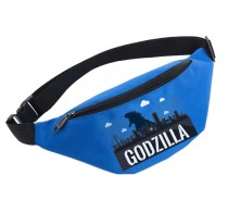 Поясная сумка Годзилла (Godzilla) голубая №1