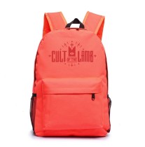 Рюкзак Культ ягнёнка (Cult Of The Lamb) оранжевый №3
