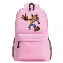 Рюкзак Крэш Бандикут (Crash Bandicoot) розовый №1