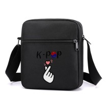 Сумка через плечо K-POP черная №1