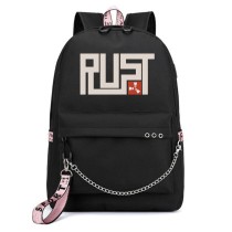 Рюкзак Раст (Rust) черный с цепью №4