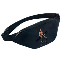 Поясная сумка Брюс Ли (Bruce Lee) черная №2
