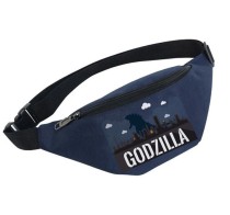 Поясная сумка Годзилла (Godzilla) синяя №1