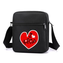 Сумка через плечо K-POP черная №2