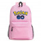 Рюкзак с логотипом Покемон (Pokemon) розовый №1