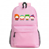 Рюкзак Малыши Стэн, Кайл, Эрик и Кенни (South Park) розовый №8