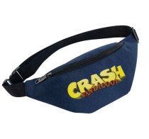 Поясная сумка Крэш Бандикут (Crash Bandicoot) синяя №1