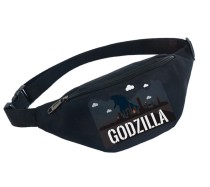 Поясная сумка Годзилла (Godzilla) черная №1