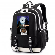 Рюкзак Инопланетянин (E.T. The Extra-Terrestrial) черный с USB-портом №1