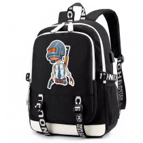 Рюкзак Пабг (Pubg) черный с USB-портом №4