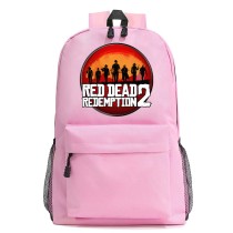 Рюкзак герои Red Dead Redemption розовый №3