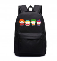 Рюкзак Малыши Стэн, Кайл, Эрик и Кенни (South Park) черный №8