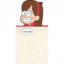 Блокнот Гравити Фолз. Прикольный блокнот на магните. Мэйбл