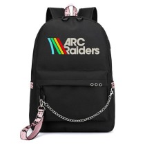Рюкзак с логотипом ARC Riders черный с цепью №2