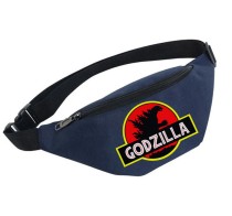 Поясная сумка Годзилла (Godzilla) синяя №2
