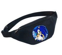 Поясная сумка Ёж Соник (Sonic) черная №2