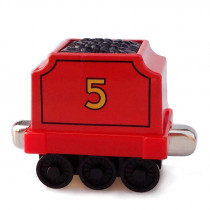 Вагончик тендер с углем номер 5 для Джеймса - "Паровозик Томас и его друзья" 6 см.