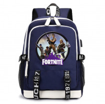 Рюкзак Фортнайт (Fortnite Battle Royale) синий с USB-портом №2
