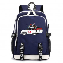 Рюкзак Охотники за привидениями (Ghostbusters) синий с USB-портом №2