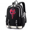 Рюкзак Тикки (Lady Bug) черный с USB-портом №2