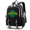 Рюкзак Логотипом "Черепашки ниндзя" черный с USB-портом №2