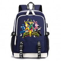 Рюкзак Могучие рейнджеры синий с USB-портом №1
