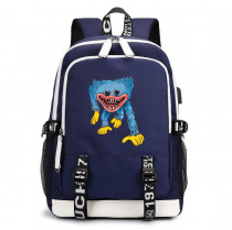 Рюкзак Хаги Ваги и Киси Миси (Poppy Playtime) синий с USB-портом №2